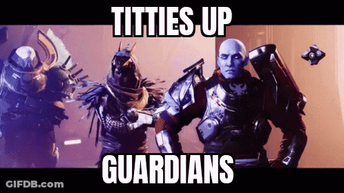 Video Game Character Titties Up Guardians GIF