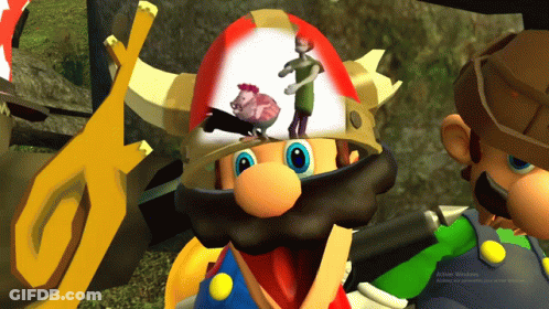 Video Game Character Viking Hat Bird GIF