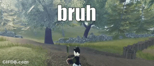 Video Game Character Walking Bruh GIF