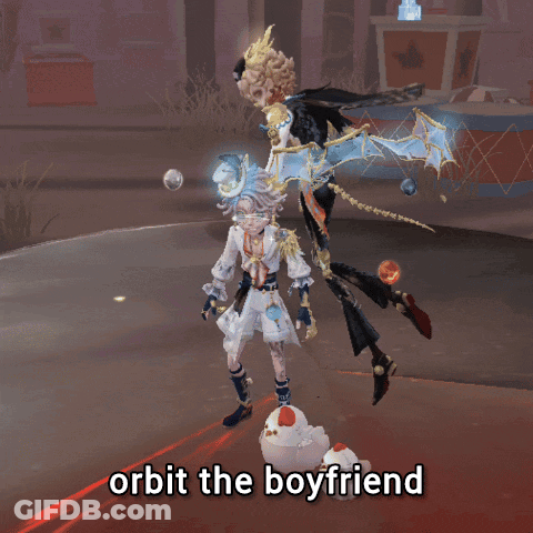 Video Game Character With Chicken Orbit The Boyfriend GIF