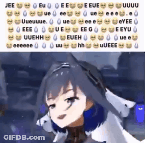 Video Game Character With Emojis GIF