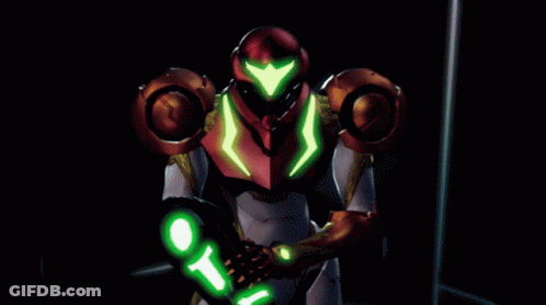 Video Game Character With Green Helmet GIF