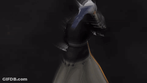 Video Game Character With Heart On Chest Pointing GIF