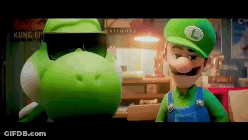 Video Game Character With L On Hat GIF