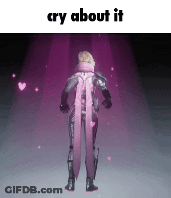 Video Game Character With Pink Scarf Cry About It GIF