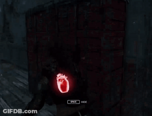 Video Game Character With Red Heart On Finger GIF