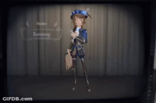 Video Game Character With Runaway On Screen GIF
