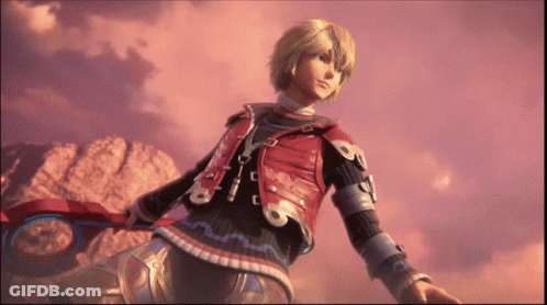 Video Game Character With Sword GIF