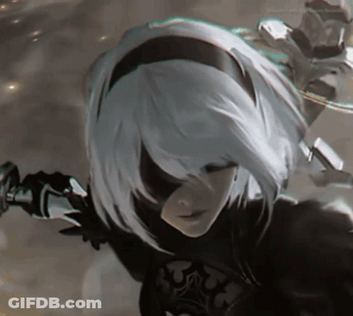Video Game Character With Sword GIF