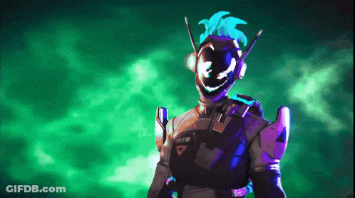 Video Game Character With Triangle Chest GIF
