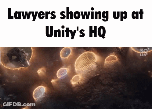 Video Game Character With Unity On Hand GIF
