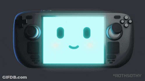 Video Game Controller With Smiley Face GIF