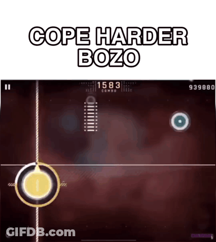 Video Game Cope Harder Bozo GIF