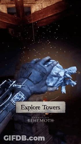 Video Game Explore Towers GIF