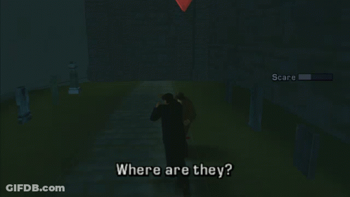 Video Game Man Asking Where They Are GIF