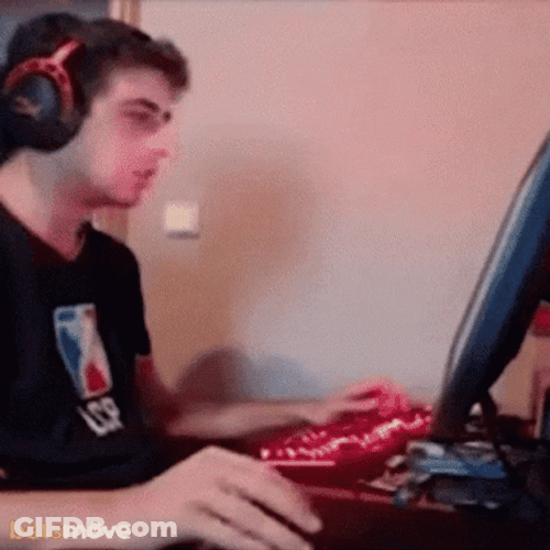 Video Game Man In Rage GIF