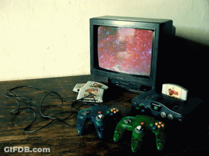 Video Game On The Old Times GIF