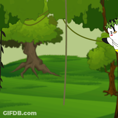 Video Game Person Hanging From Rope GIF