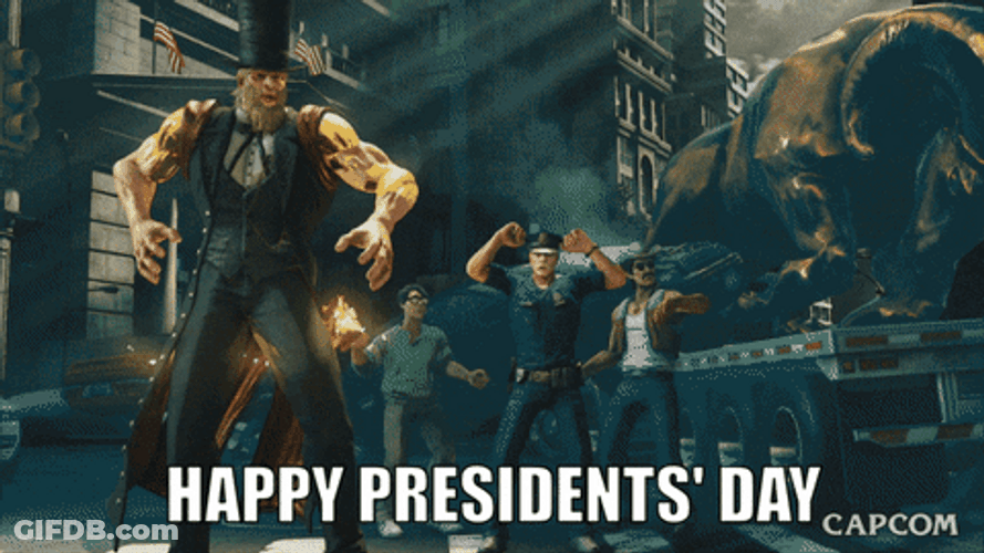 Video Game Presidents Day GIF