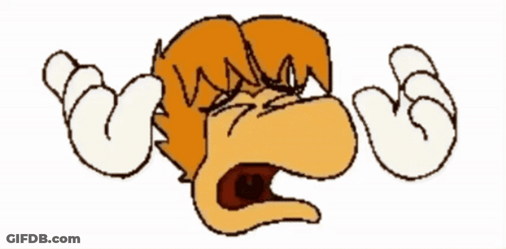 Video Game Rayman Disintegrate GIF