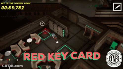 Video Game Red Key Card GIF
