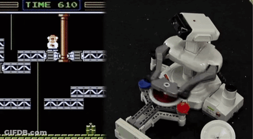 Video Game Robot Saying Time 607 GIF