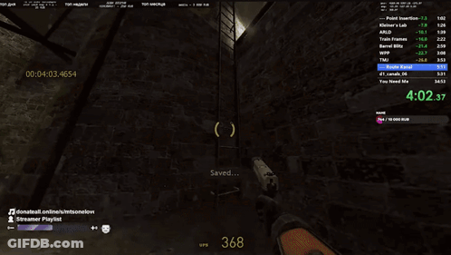 Video Game Saved Message Screenshot GIF