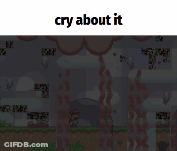 Video Game Saying Cry About It GIF