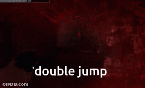 Video Game Saying Double Jump GIF