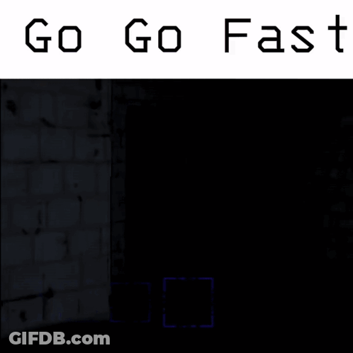 Video Game Saying Go Go Fast GIF