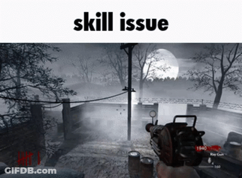Video Game Saying Skill Issue GIF