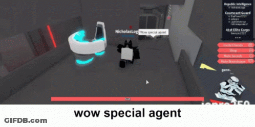 Video Game Saying Wow Special Agent GIF