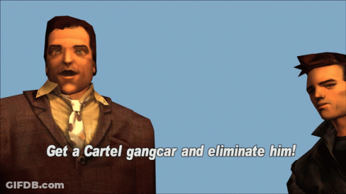 Video Game Says Get Cartel Gangcar Eliminate Him GIF