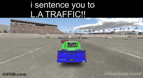 Video Game Says I Sentence You To L.A Traffic GIF