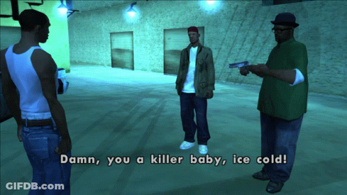 Video Game Scene Damn You A Killer Baby Ice Cold GIF