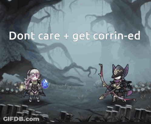 Video Game Scene Dont Care Get Corrin-Ed GIF