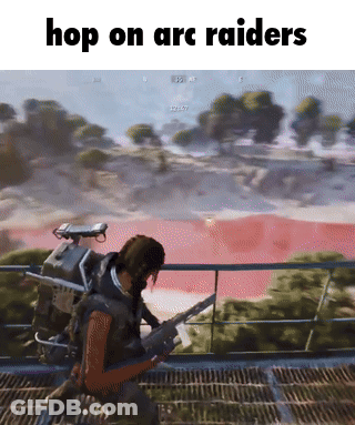 Video Game Scene Hop On Arc Raiders GIF