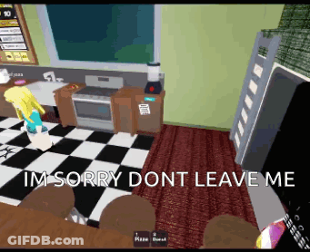 Video Game Scene I'm Sorry Don't Leave Me GIF