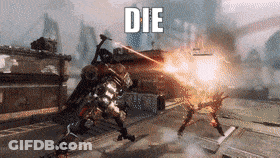 Video Game Scene Saying Die GIF