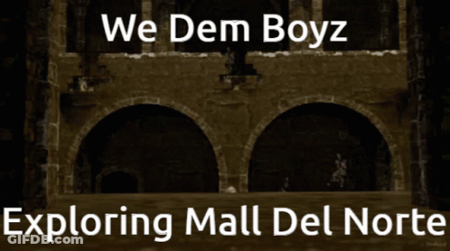 Video Game Scene We Dem Boyz Exploring Mall Del Norte GIF