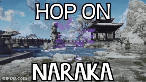 Video Game Scene With Hop On Naraka GIF
