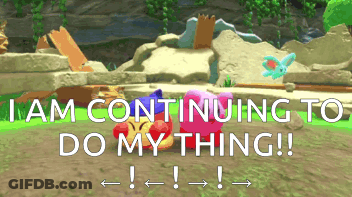 Video Game Scene With I Am Continuing To Do My Thing GIF