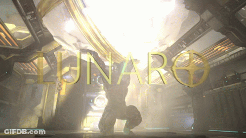 Video Game Scene With Lunar Text GIF