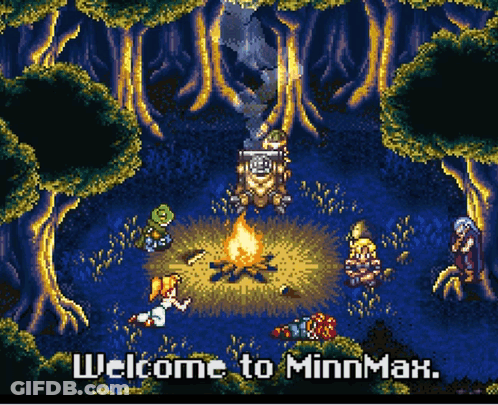 Video Game Scene With Welcome To Minnmax GIF