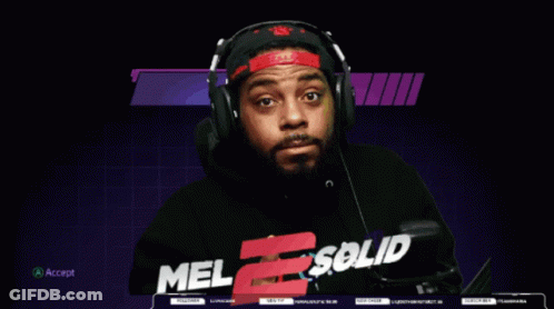 Video Game Screen Man With Headphones Melsond GIF