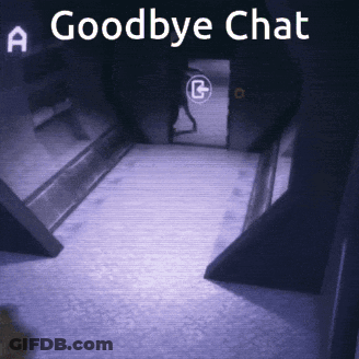 Video Game Screen Saying Goodbye Chat GIF