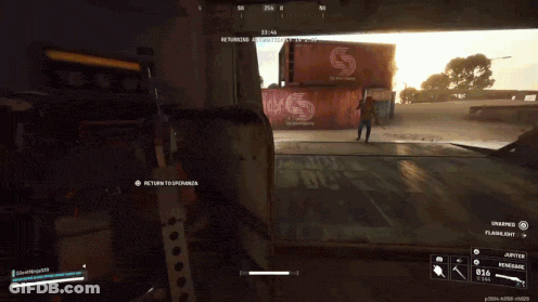 Video Game Screen Saying Returning Automatically GIF