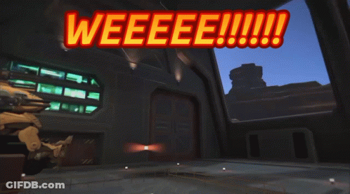 Video Game Screen Saying Weeeee GIF