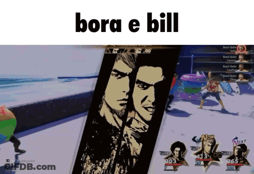 Video Game Screen With Bora E Bill GIF
