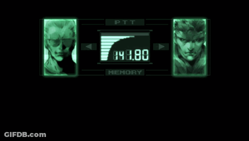 Video Game Screen With PTT And Memory Display GIF
